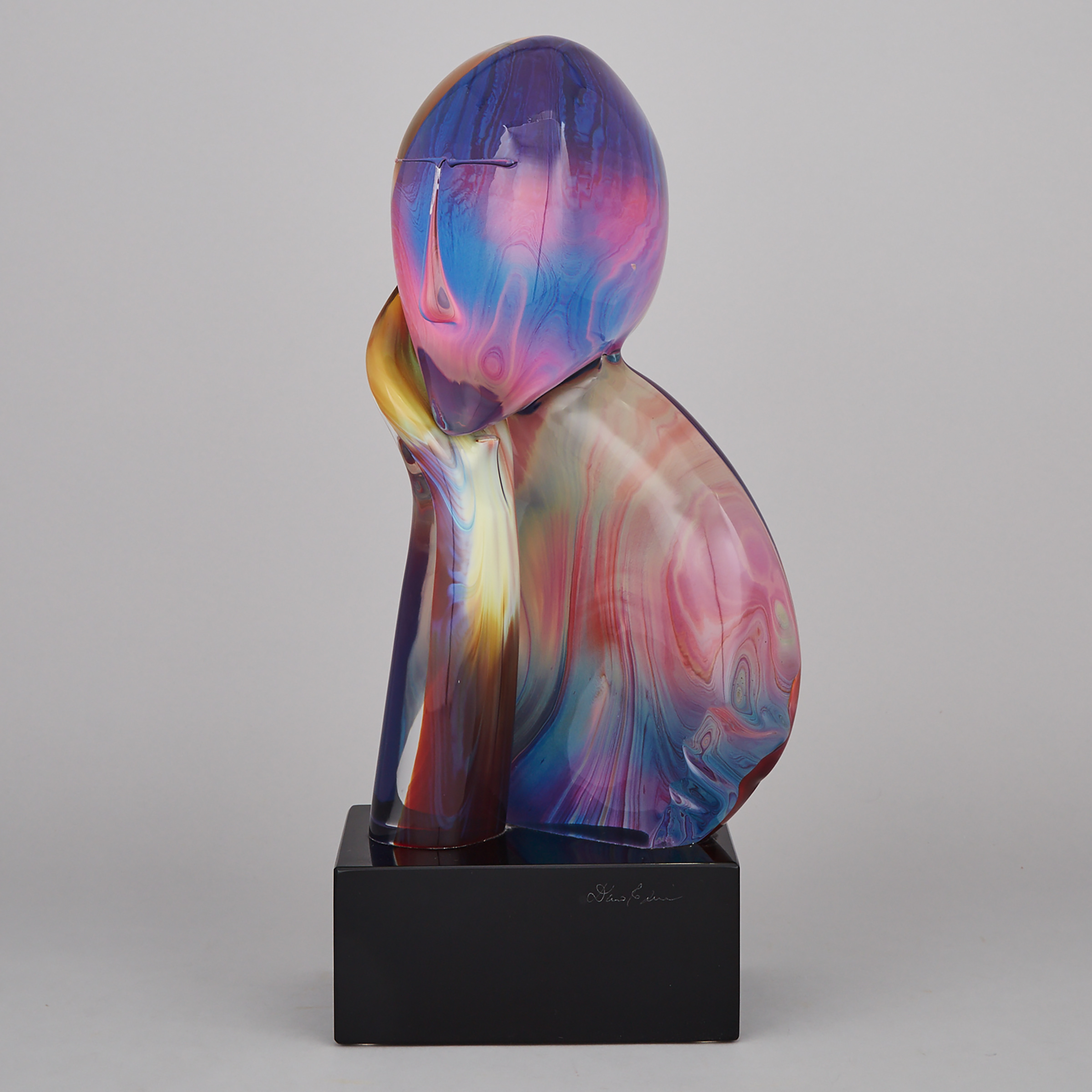 Dino Rosin Murano Glass ‘L’Attesa’ Sculpture, early 21st century