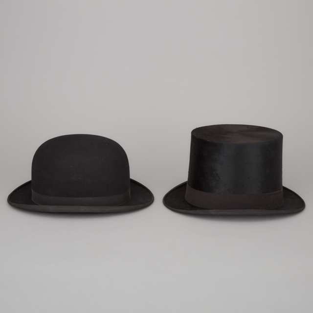 Two Gentlemen’s Hats, early-mid 20th century