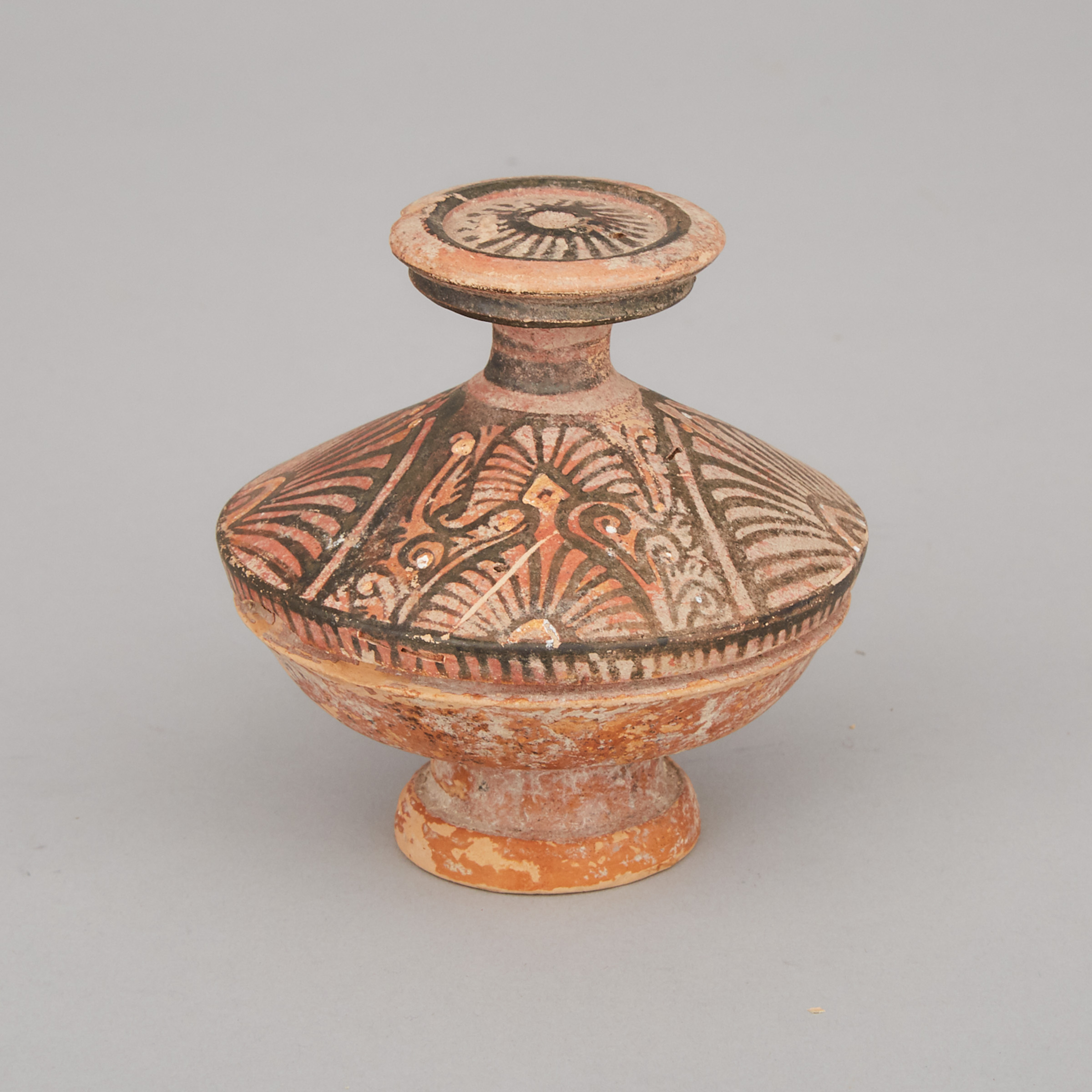 Apulian Red Figure Pottery Lekanis, 4th-3rd century B.C.