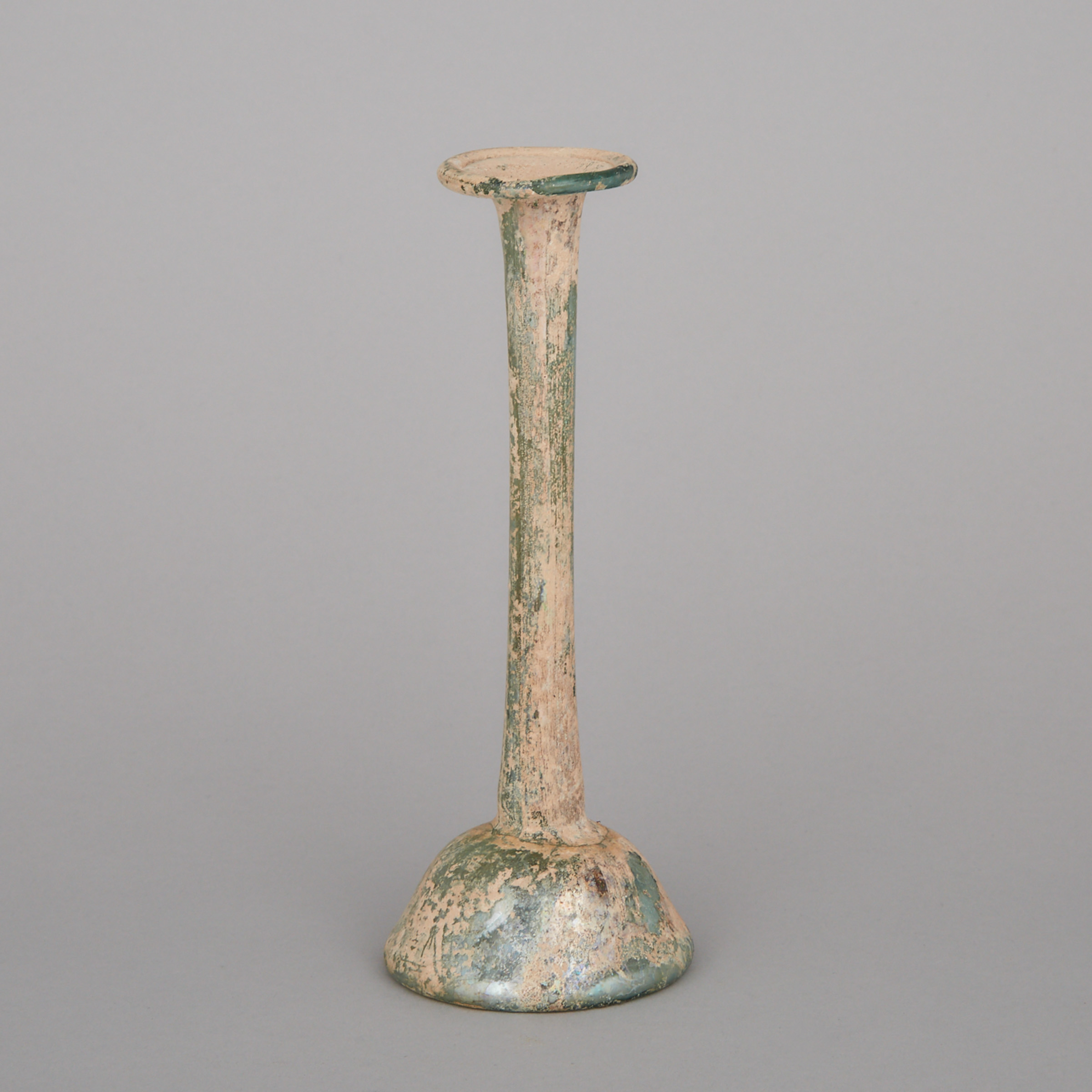 Roman Glass Candlestick Unguentarium, 1st-2nd century A.D.
