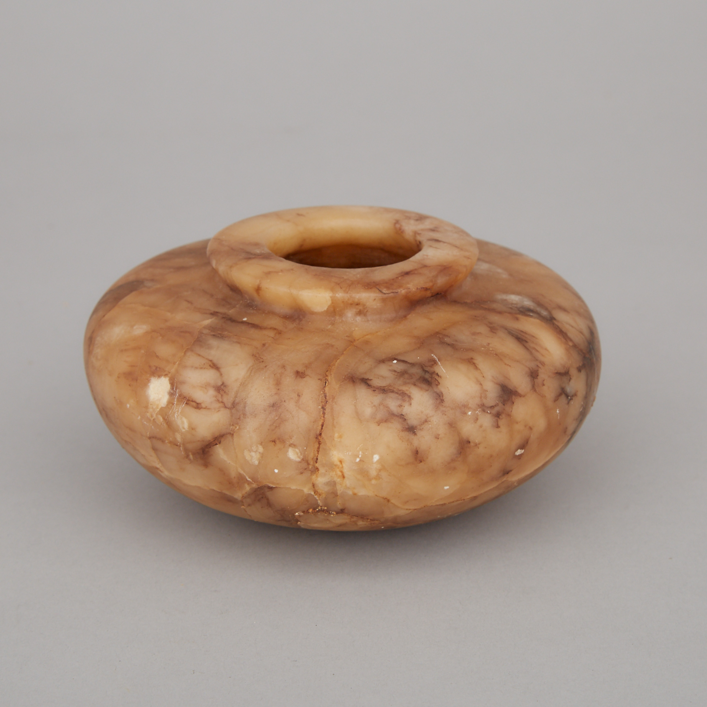 Egyptian Alabaster Vessel, Late Period, 664–332 B.C.