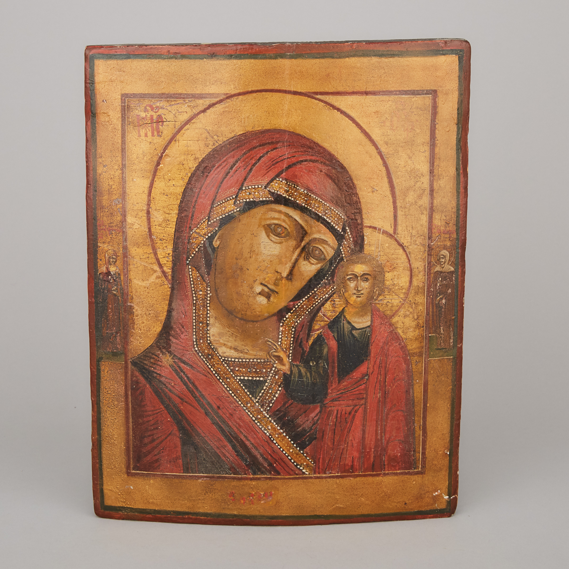 Russian Orthodox Our Lady of Kazan Icon, 19th century