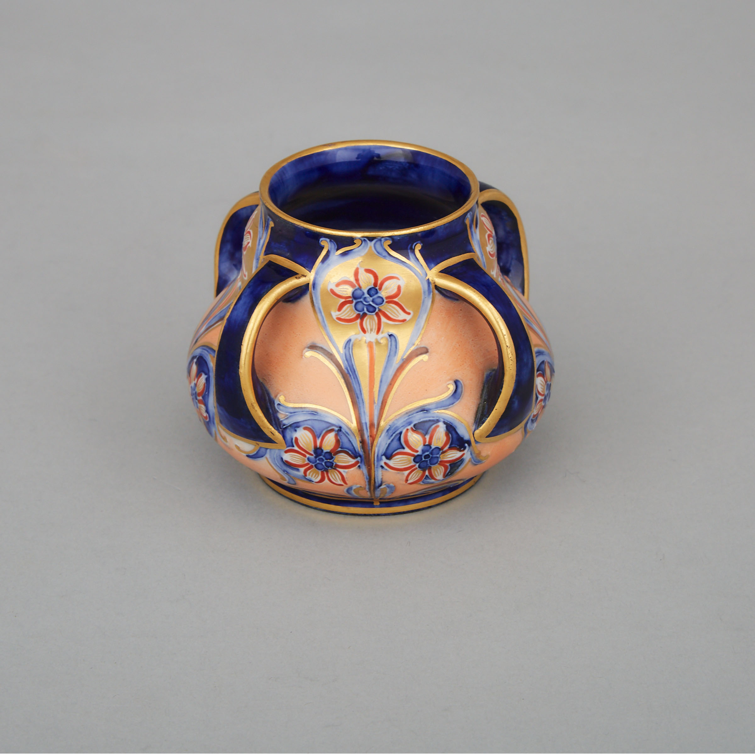 Macintyre Moorcroft Alhambra Small Four-Handled Vase, c.1903