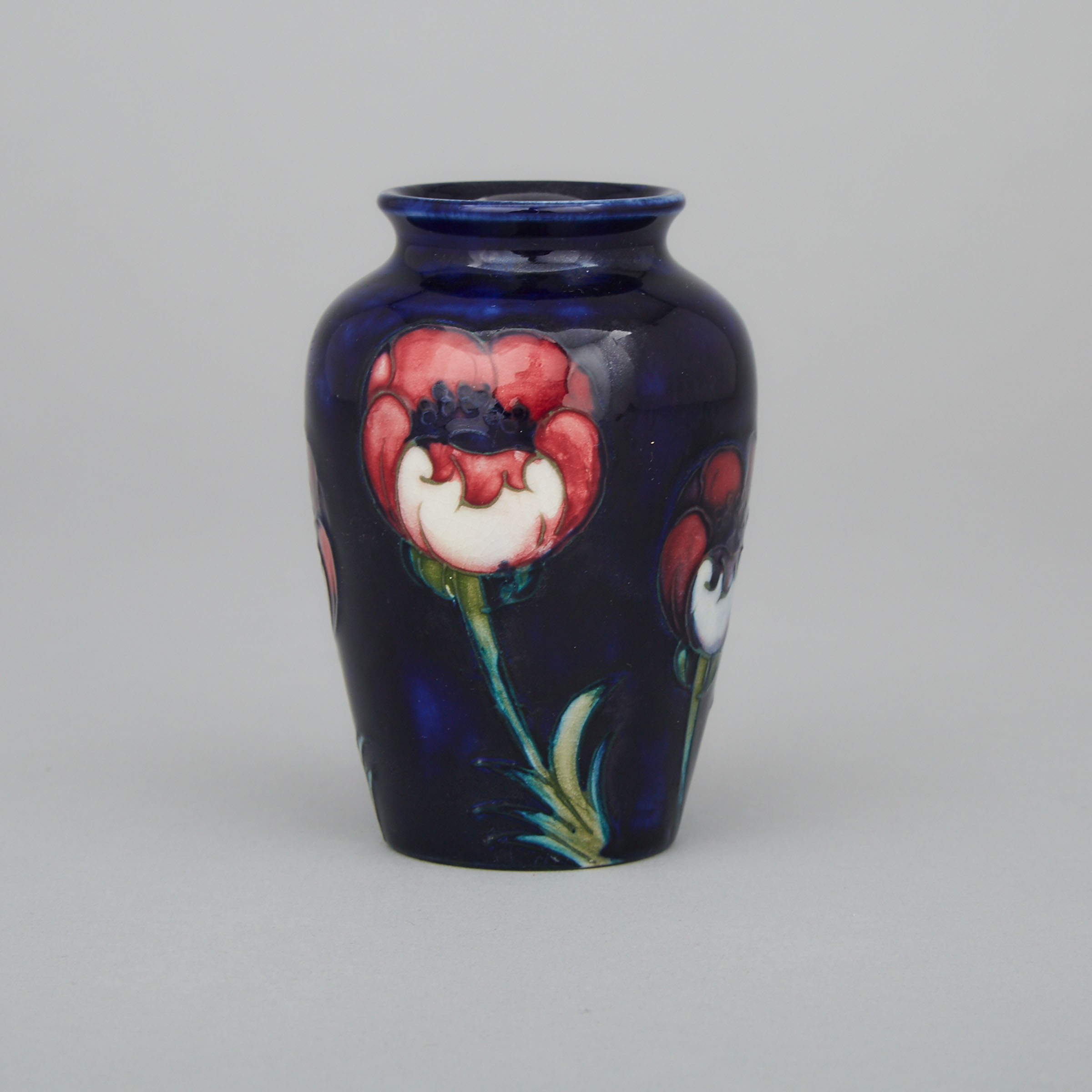 Small Moorcroft Poppy Vase, c.1925