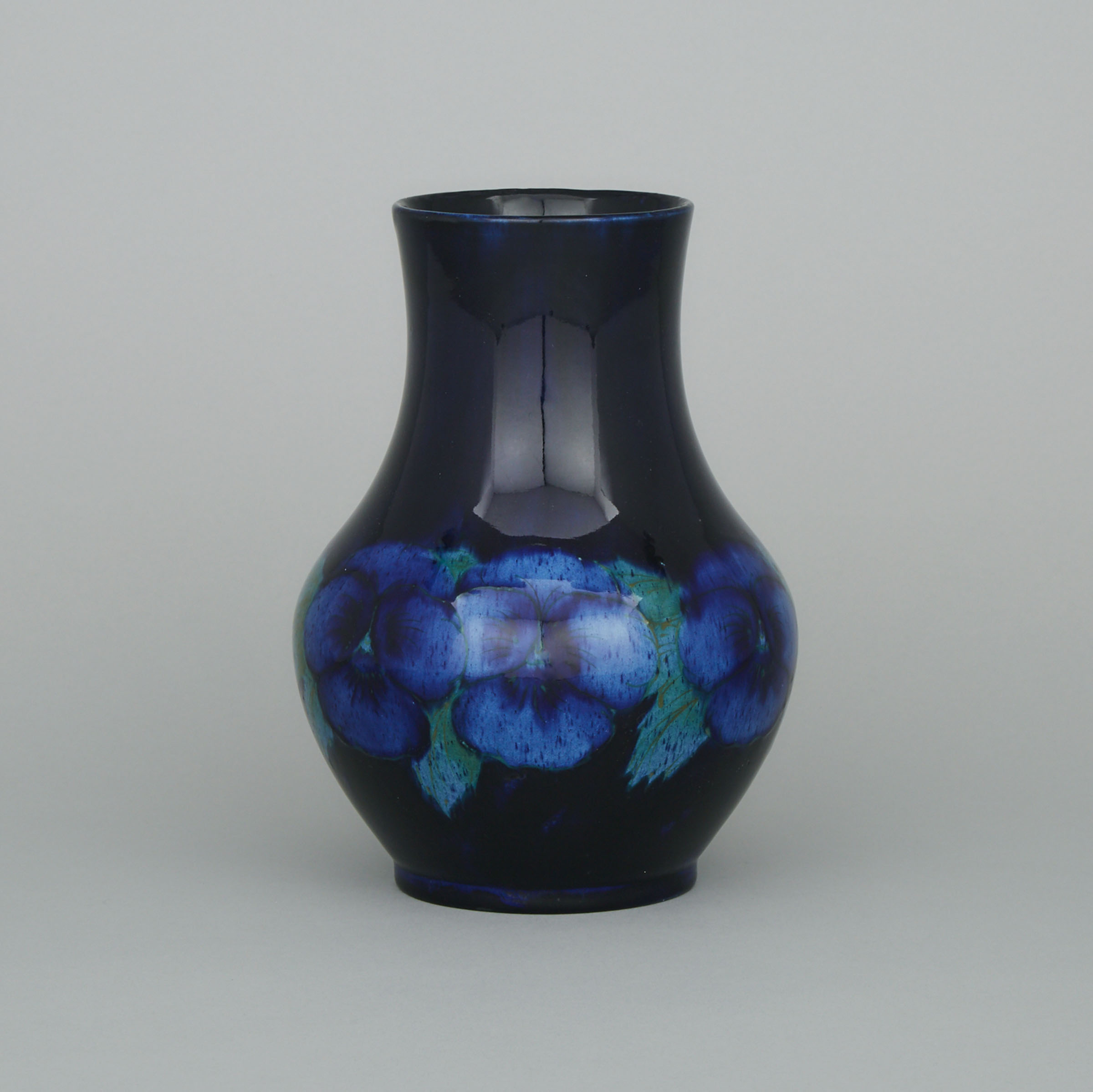 Moorcroft Blue Pansy Vase, c.1920