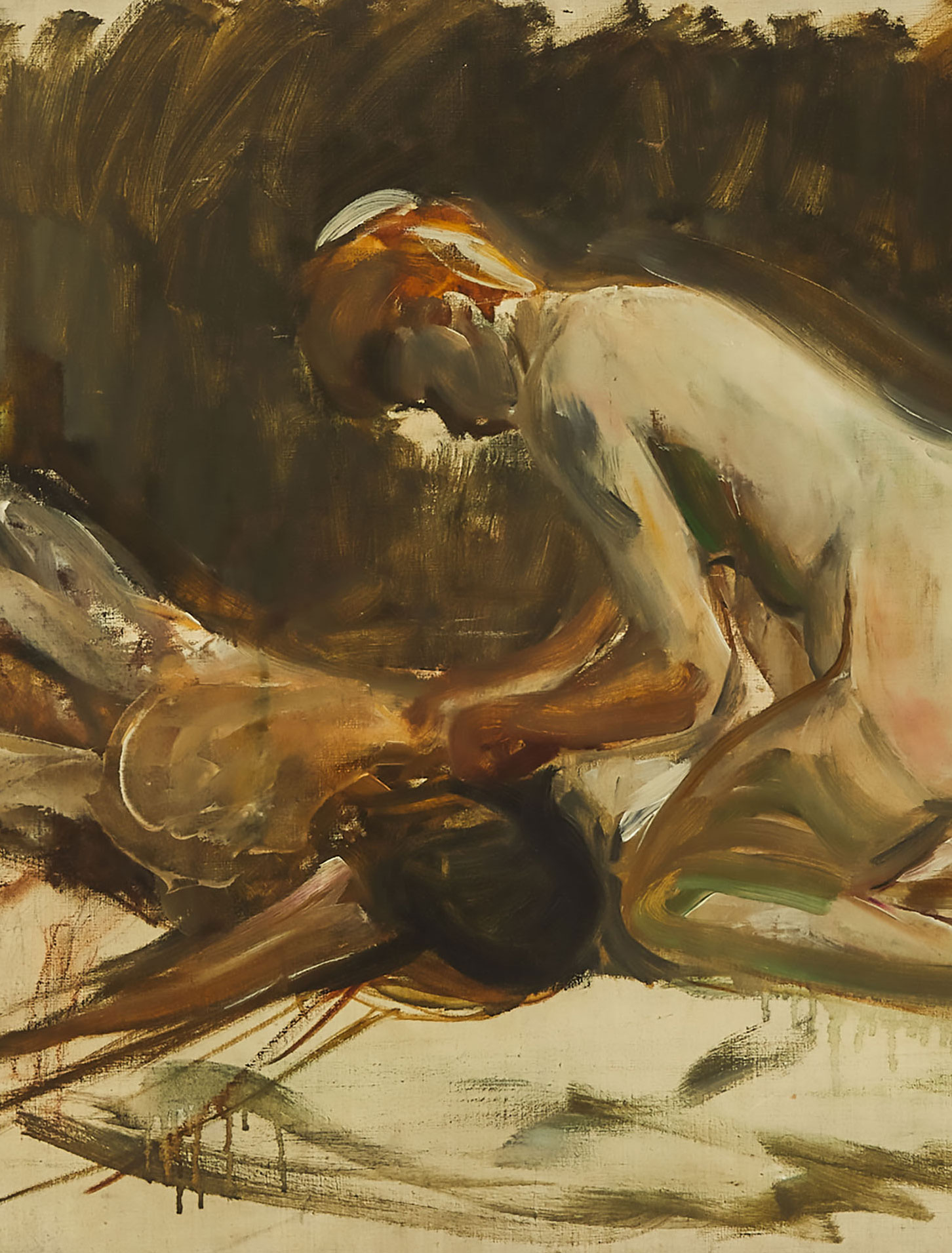 "Samson and Delilah" by Max Liebermann