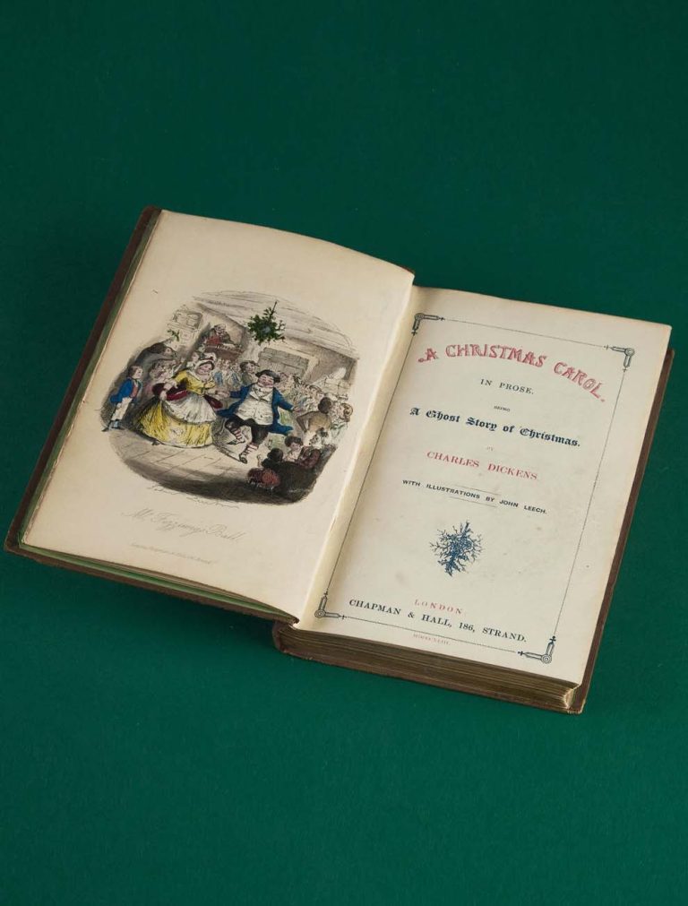 A First Edition of Charles Dickens’ “A Christmas Carol”
