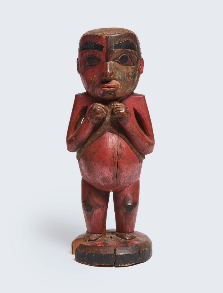 “Standing Male Figure, Ca. 1875” by an Unidentified Tlingit Artist