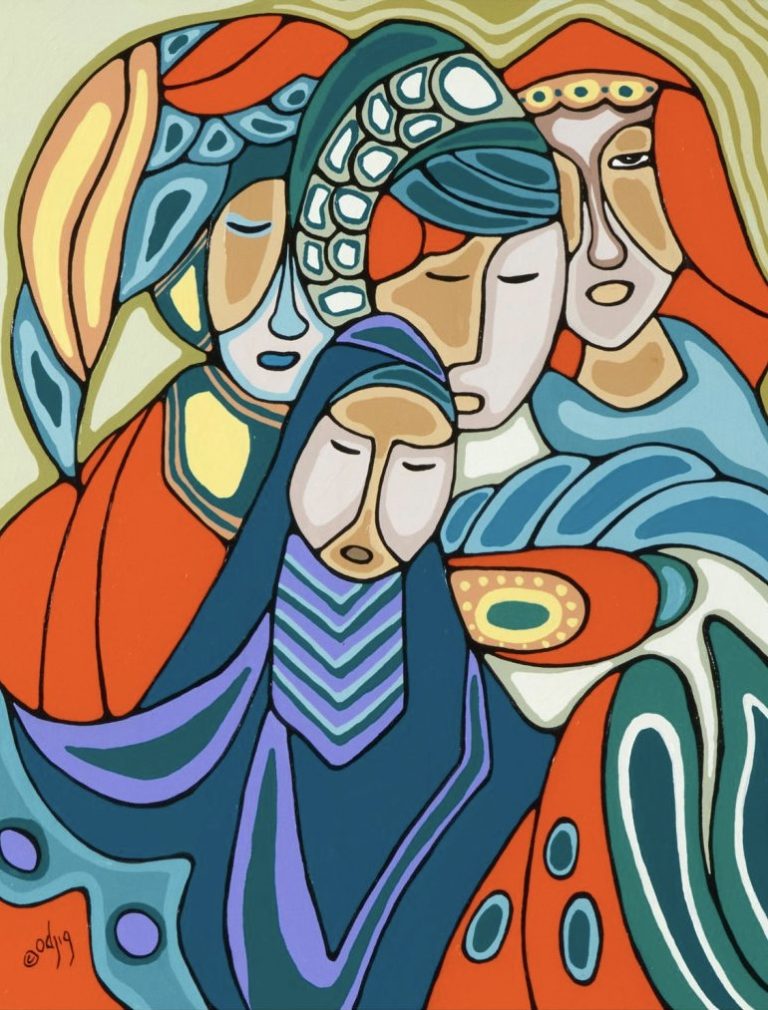 Daphne Odjig: Shawl Dance