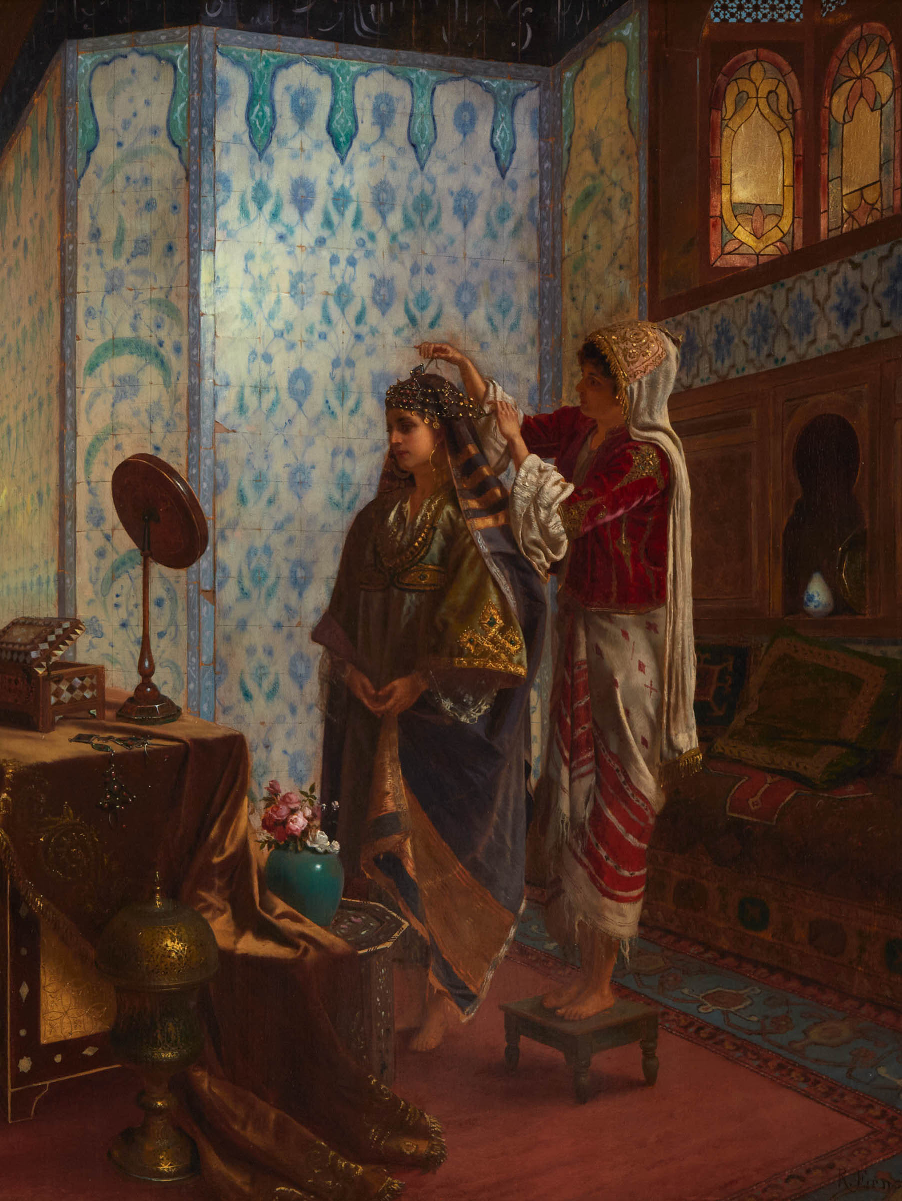 Rudolf Ernst, "Finishing Touches"