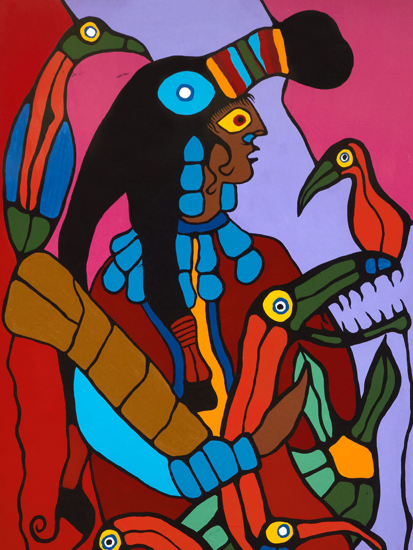 Norval Morrisseau, "Young Shaman With Powers"